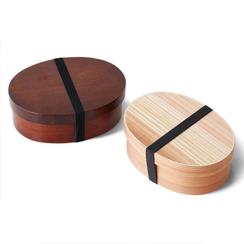 Wood bento box - Mubimart