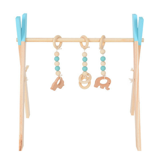 Wooden Baby Infant Fitness Frame Decorative Toys - Mubimart -  