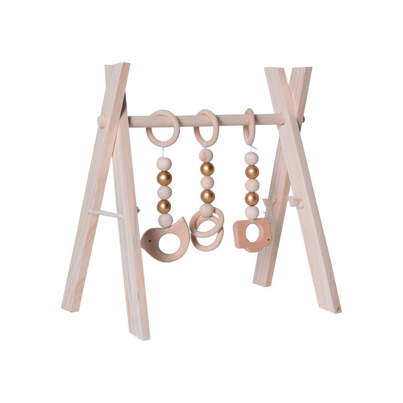 Wooden Baby Infant Fitness Frame Decorative Toys - Mubimart -  