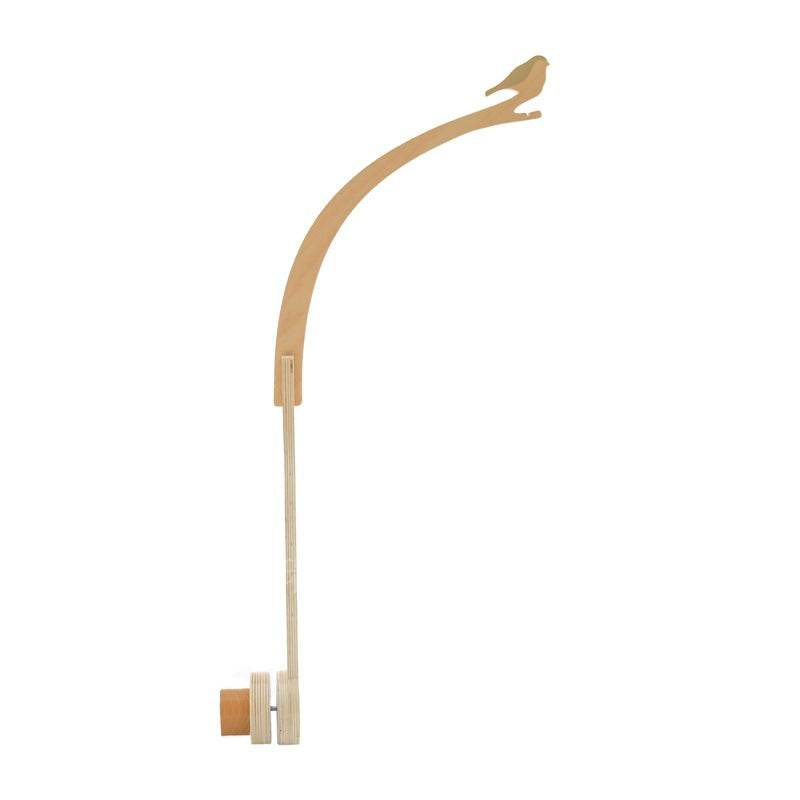 Wooden Bird Bracket Comfort Baby Crib Hanging Rod - Mubimart