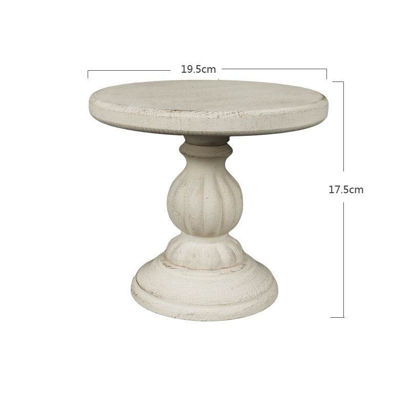 Wooden Birthday Cake Tray Dessert Table Display Stand - Mubimart