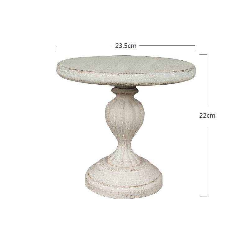 Wooden Birthday Cake Tray Dessert Table Display Stand - Mubimart
