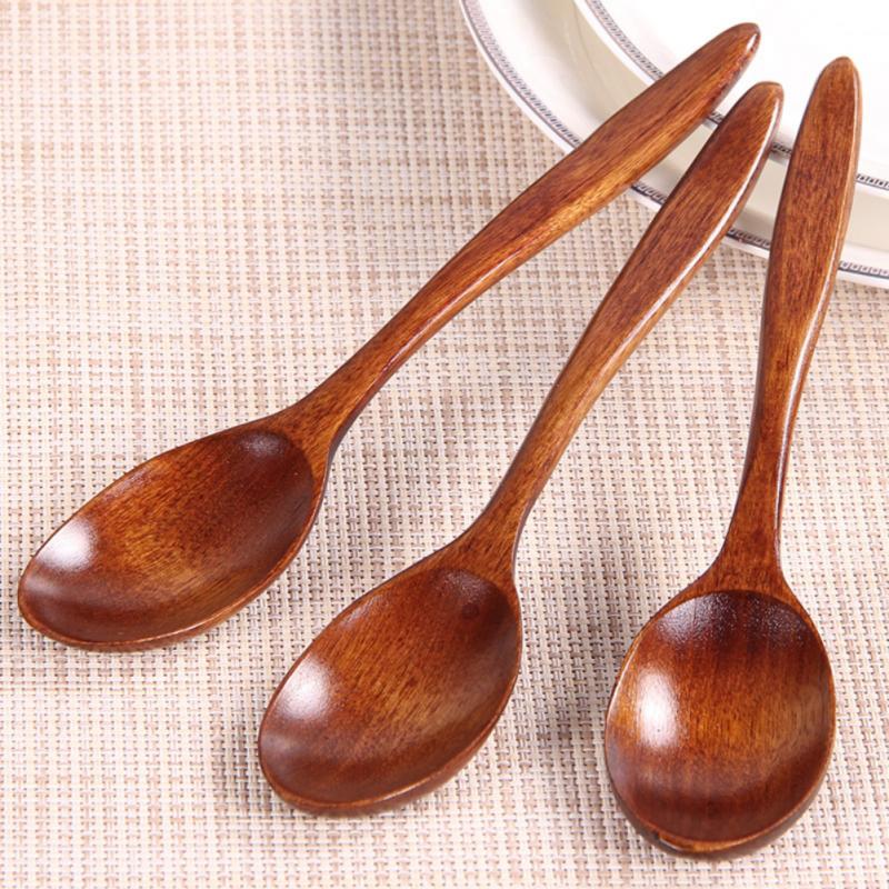 Wooden Cooking Spoon Household Tableware - Mubimart -  