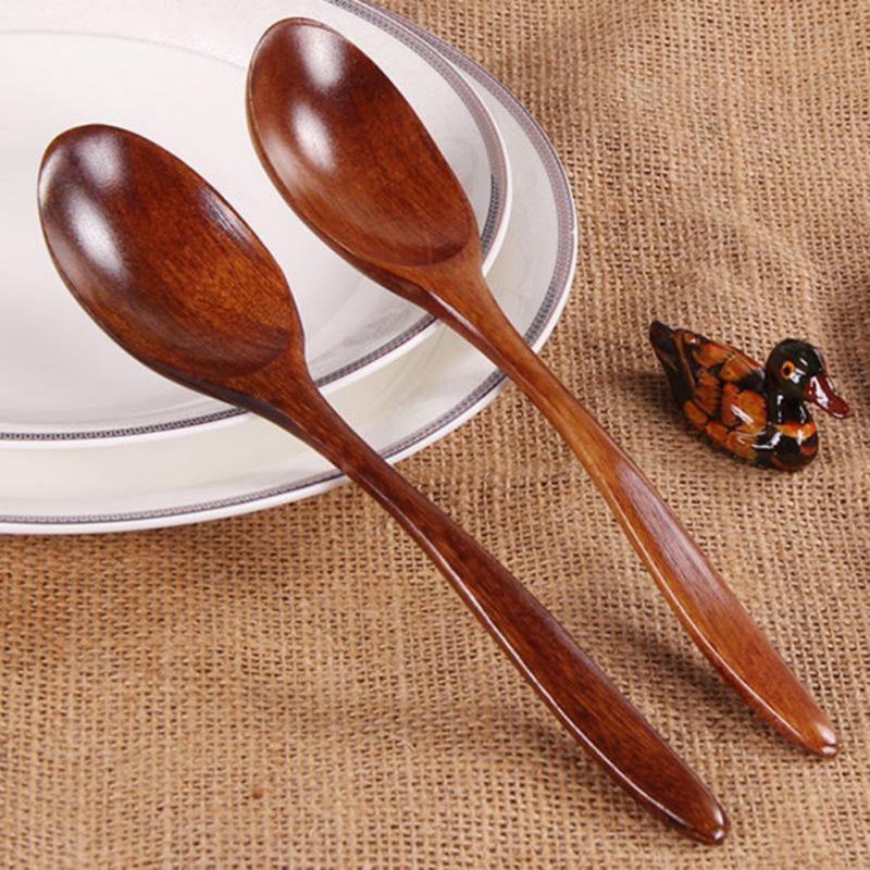 Wooden Cooking Spoon Household Tableware - Mubimart -  