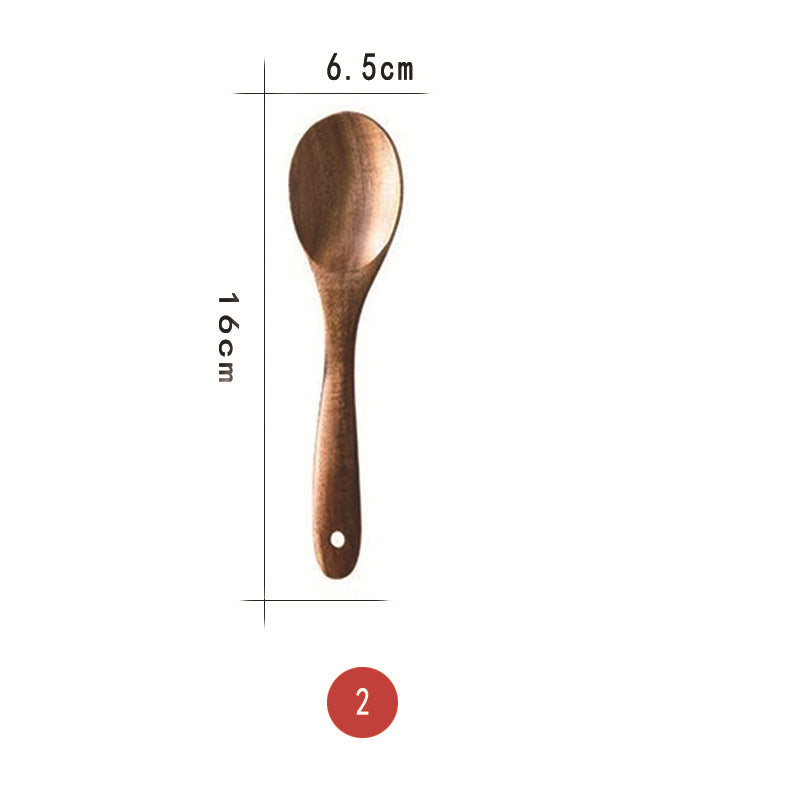 Wooden Non-Stick Pan Special Cooking Spatula Rice Spatula Thai Teak - Mubimart -  