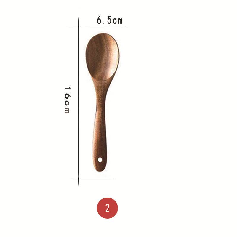 Wooden Non-Stick Pan Special Cooking Spatula Rice Spatula Thai Teak - Mubimart