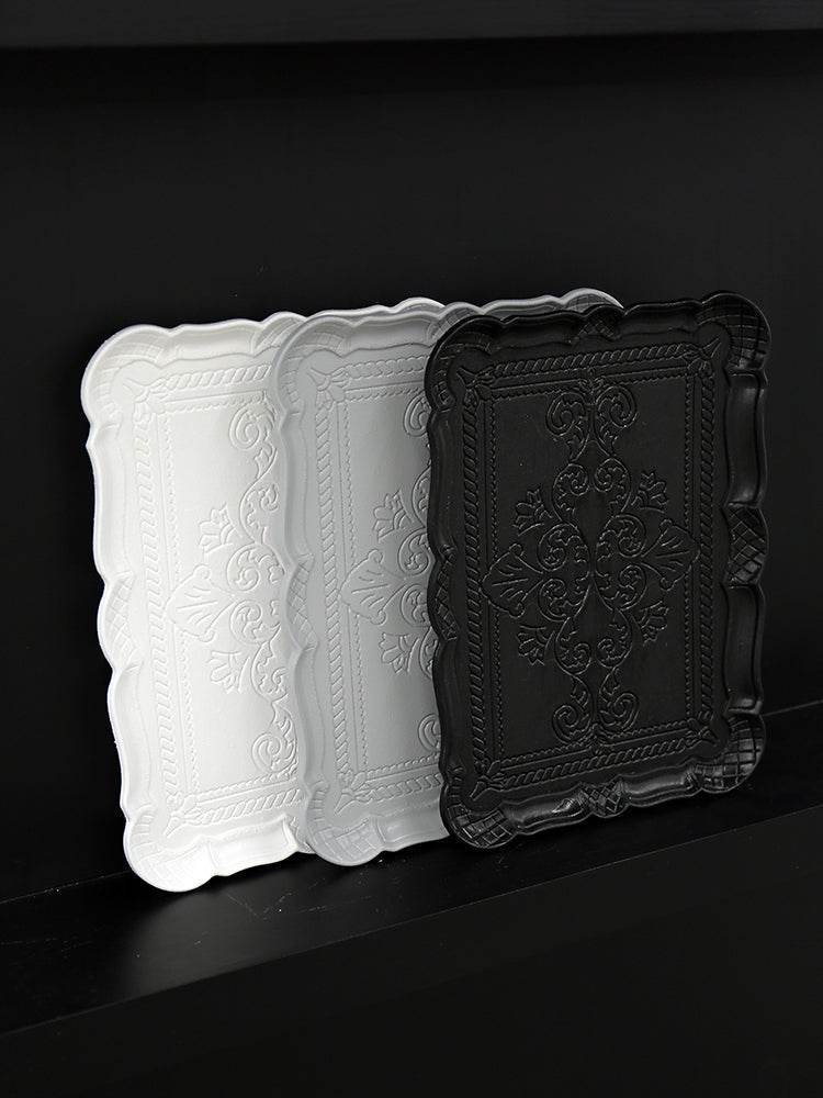 Wooden Tray Key Tray Totem Printing Desktop Storage Tray - Mubimart