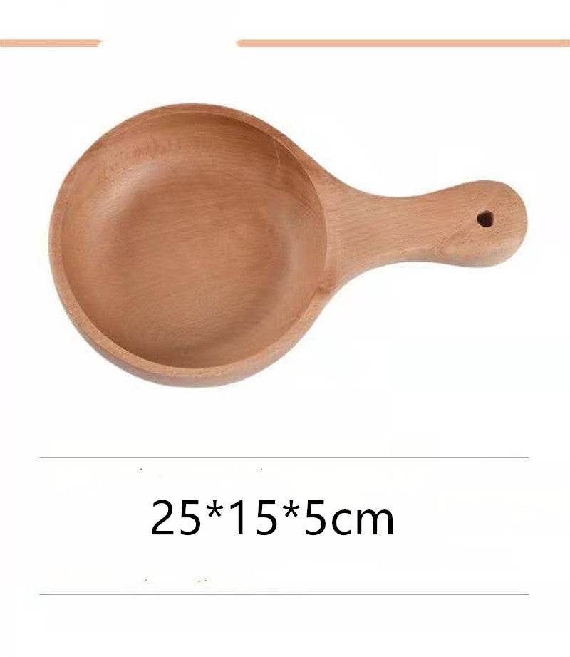 Wooden Water Scoop Creative Wooden Bowl With Handle - Mubimart