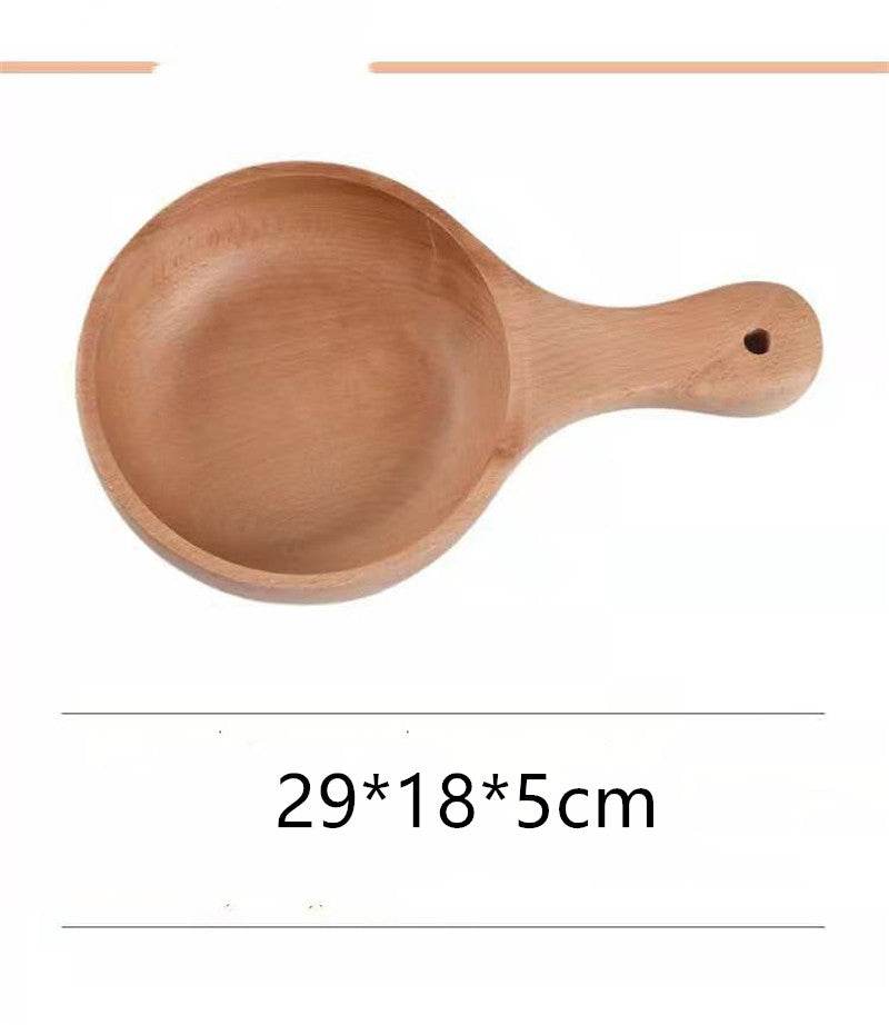 Wooden Water Scoop Creative Wooden Bowl With Handle - Mubimart
