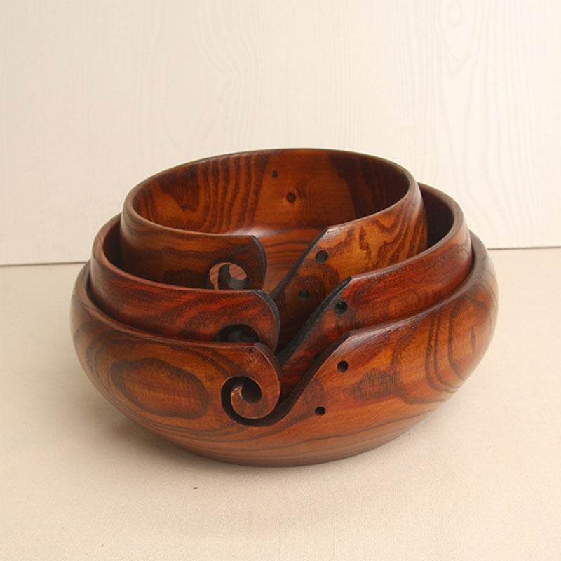 Wooden Wool Bowl Sour Jujube Creative Storage Fruit Plate - Mubimart