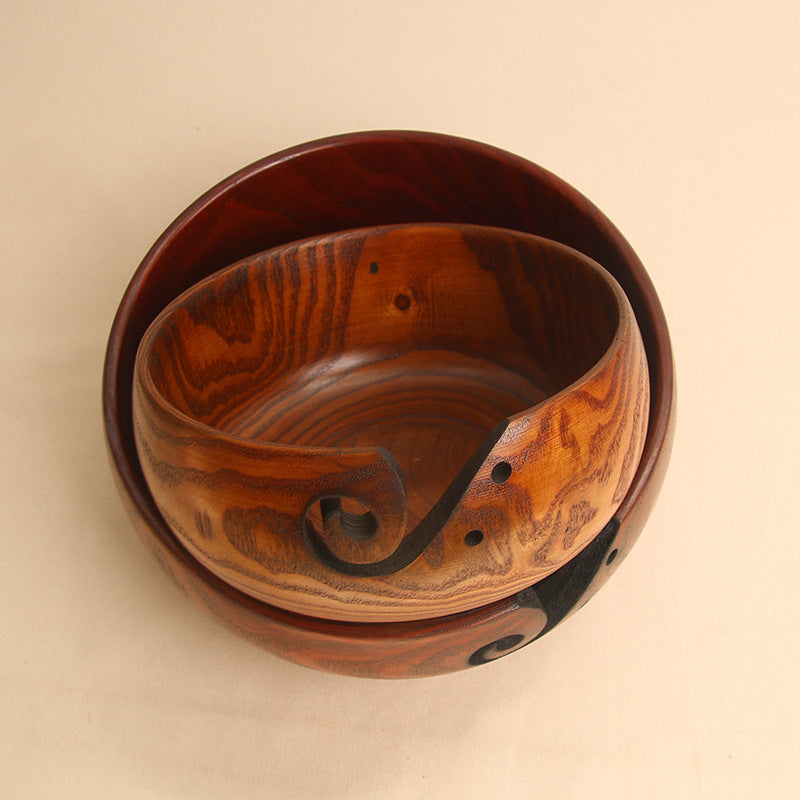 Wooden Wool Bowl Sour Jujube Creative Storage Fruit Plate - Mubimart - Wooden Bowl 