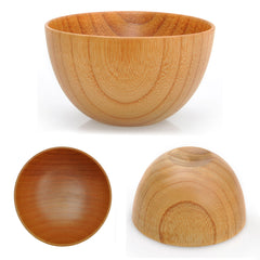 Wooden bowl of miso soup - Mubimart -  