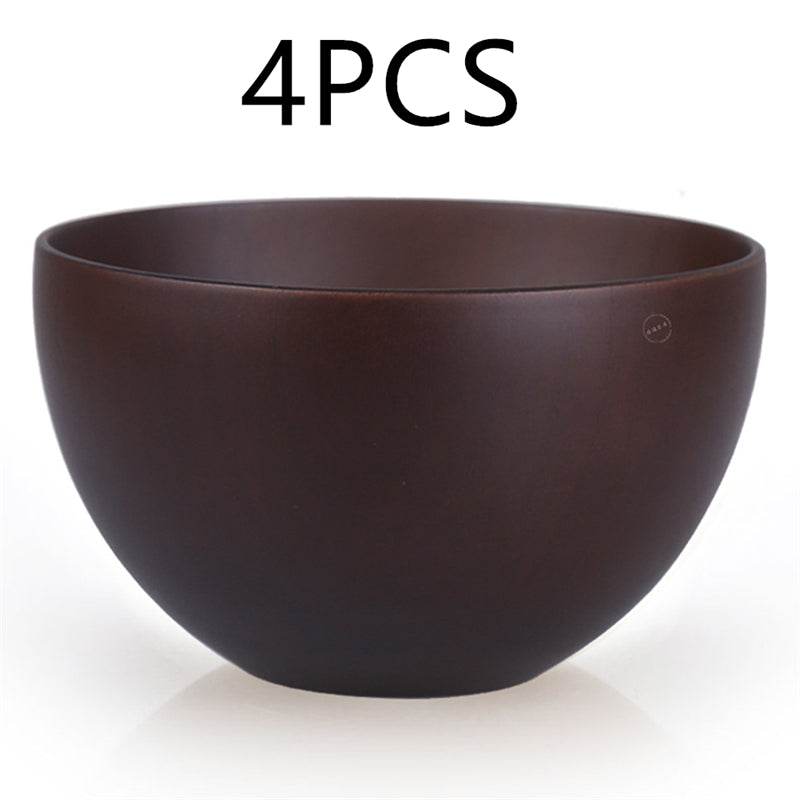 Wooden bowl of miso soup - Mubimart