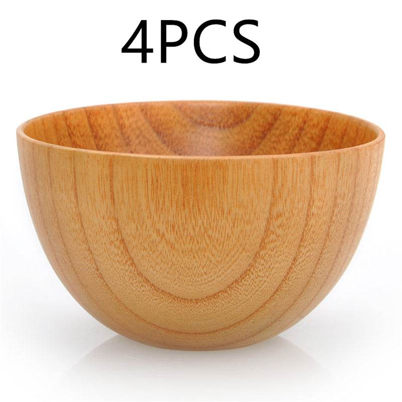 Wooden bowl of miso soup - Mubimart