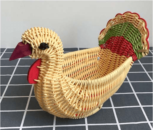Woven Storage Basket Simulation Animal Storage Basket - Mubimart