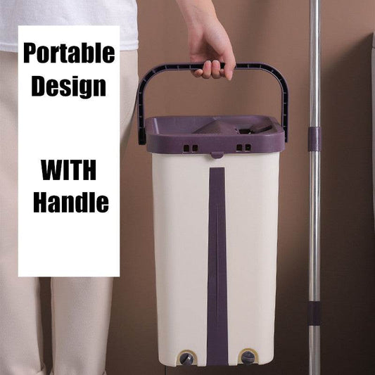 Wring Mop Bucket For Wash Floor Squeeze Lazy Mops Head Home For Cleaning Floors Wash House Cleaner Lightning Offers Kitchen Spin - Mubimart