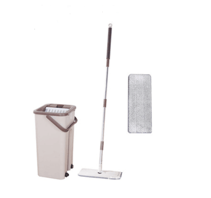 Wring Mop Bucket For Wash Floor Squeeze Lazy Mops Head Home For Cleaning Floors Wash House Cleaner Lightning Offers Kitchen Spin - Mubimart