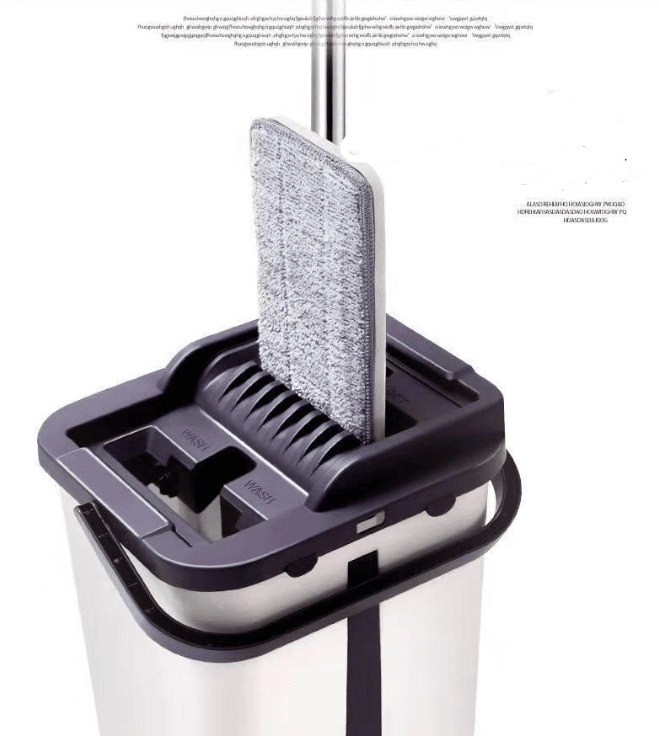 Wring Mop Bucket For Wash Floor Squeeze Lazy Mops Head Home For Cleaning Floors Wash House Cleaner Lightning Offers Kitchen Spin - Mubimart