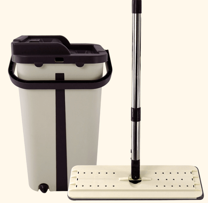Wring Mop Bucket For Wash Floor Squeeze Lazy Mops Head Home For Cleaning Floors Wash House Cleaner Lightning Offers Kitchen Spin - Mubimart