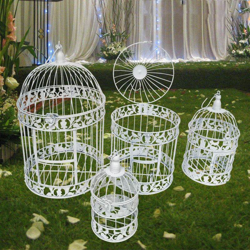 Wrought Iron Decoration Window Decoration Large Model Bird Cage - Mubimart