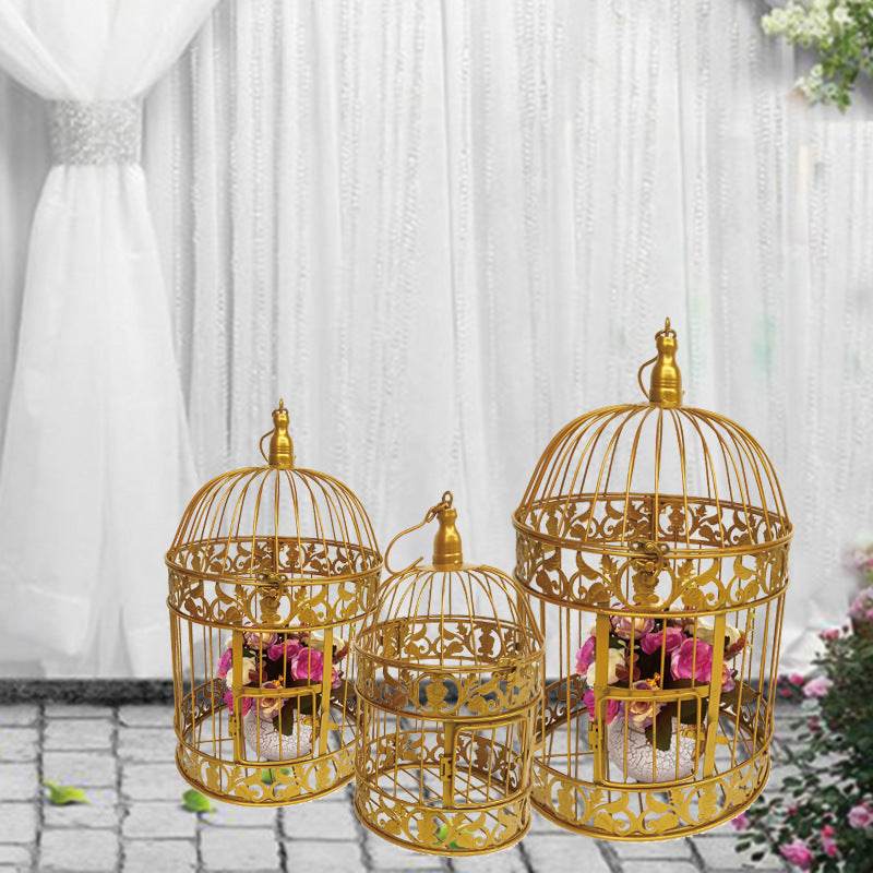 Wrought Iron Decoration Window Decoration Large Model Bird Cage - Mubimart