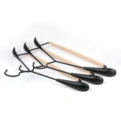 Wrought Iron Solid Wood Hanger Household - Mubimart -  