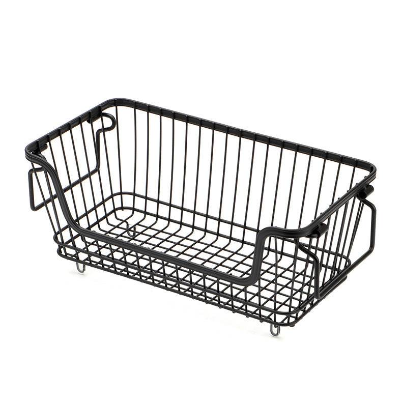 Wrought Iron Storage Basket Home Creative Storage Basket - Mubimart
