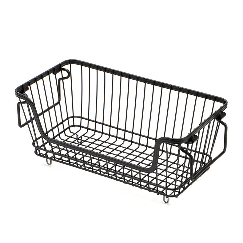 Wrought Iron Storage Basket Home Creative Storage Basket - Mubimart -  