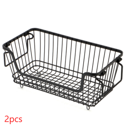 Wrought Iron Storage Basket Home Creative Storage Basket - Mubimart -  