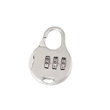 Zinc alloy saber silk screen cross code lock mini lock backpack padlock luggage padlock - Mubimart -  