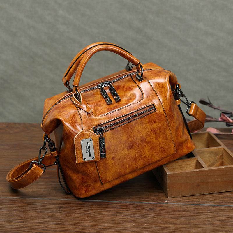 Retro Style Women's Bag Women Hand-carrying Crossbody Bag - Mubimart