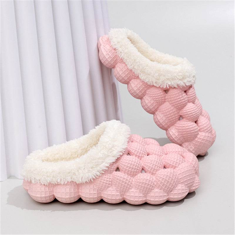 New Winter Anti-skid Cotton Slipper Indoor For Women - Mubimart