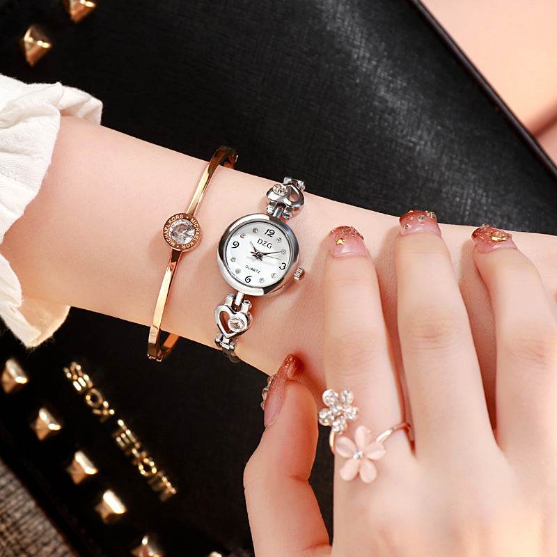 Simple Rhinestone Jewelry For Women Casual Watch - Mubimart