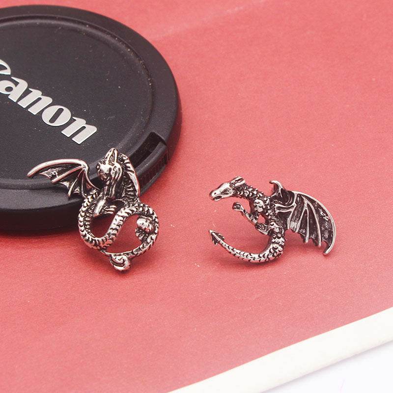 Asymmetric Feilongtian Retro Earrings For Men And Women - Mubimart