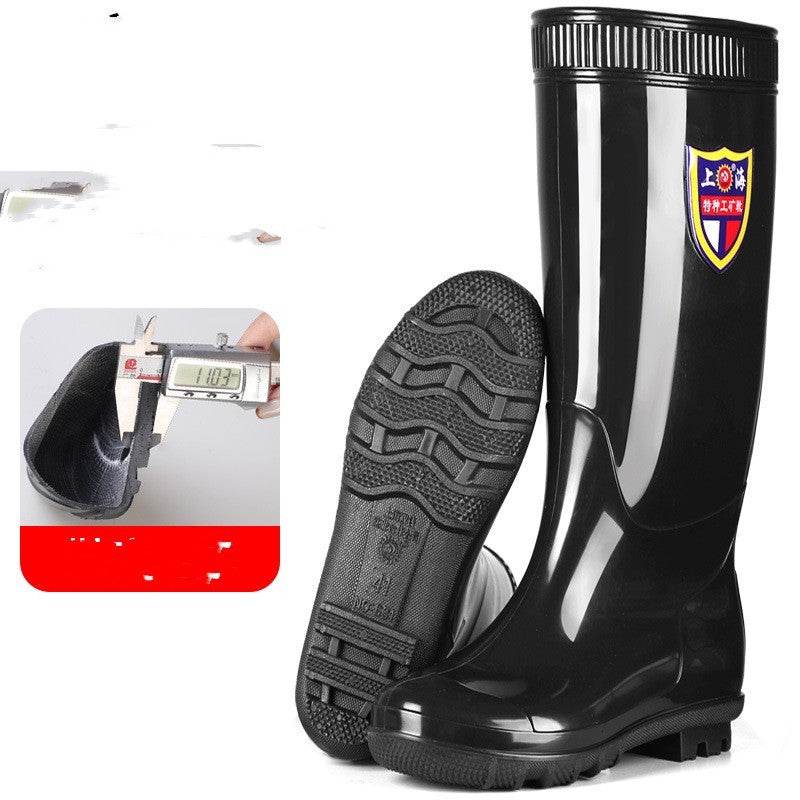 Men's Thick Labor Protection Rain Boots - Mubimart