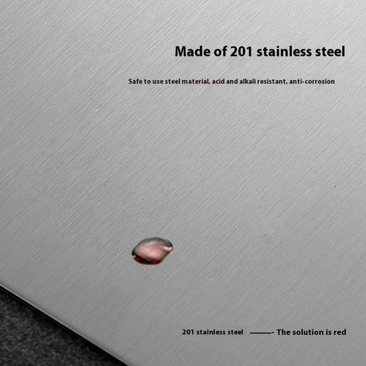 Kitchen Thickened Cutting Board Stainless Steel Cut Vegetables Meat Chopping Board Cooking Tools Anti-mold Cutting Boards Mats - Mubimart
