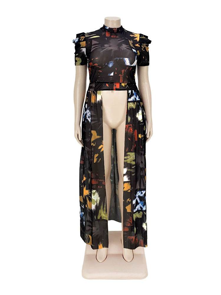 Long Button Up Shirt Dress Women Plus Size Clothing Club Wea - Mubimart