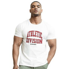 New Trendy Workout Short Sleeve T-shirt Men's ATHLETIC DIVISION