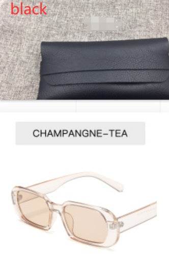 Retro Small Frame Sunglasses Female Candy Color Colorful Fashion Sunglasses - Mubimart