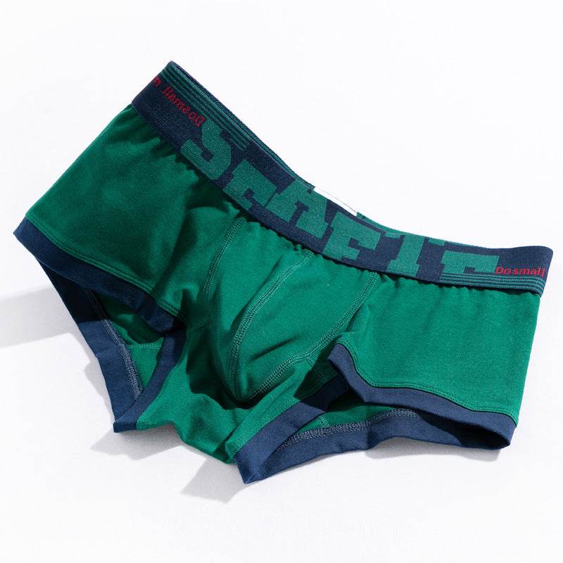 Men's Boxers Cotton Low Waist - Mubimart