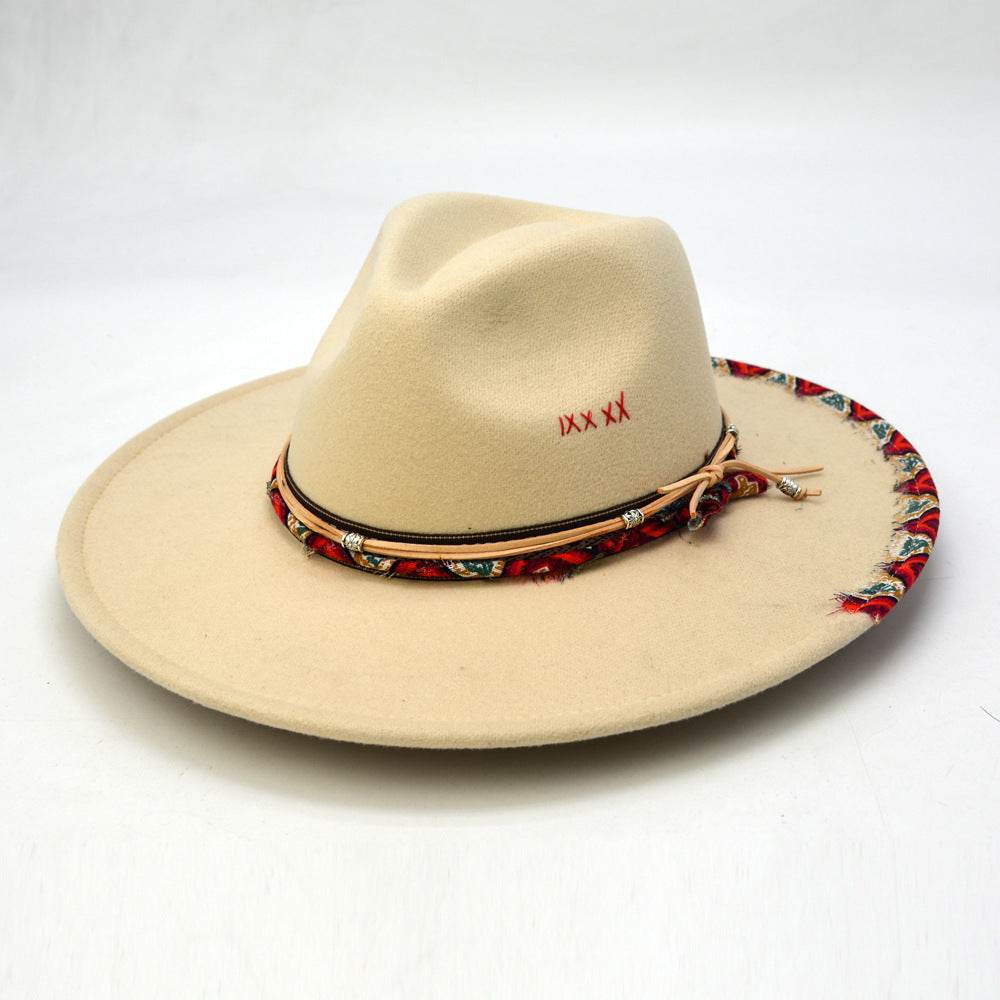 Fashion Retro Original Design Fedora Hat European And American Fur Felt Hat - Mubimart