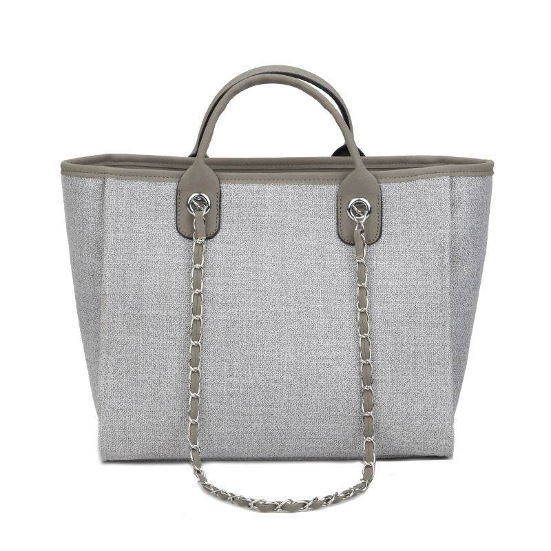 Bucket Bag Women Large Capacity Single Shoulder Diagonal Chain Tote Bag - Mubimart