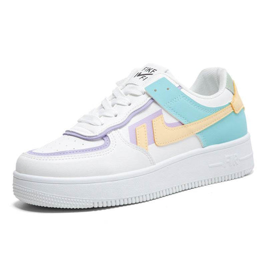 Summer Sneakers White Tennis Women Shoes - Mubimart