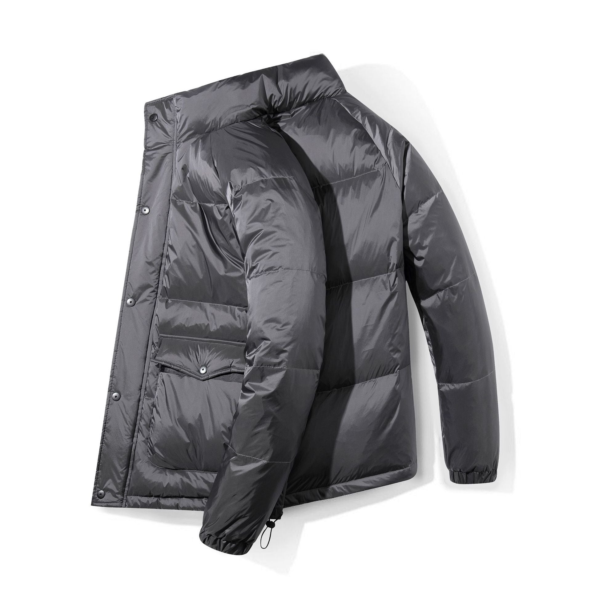 Large Size Winter White Duck Down Casual Padded Jacket