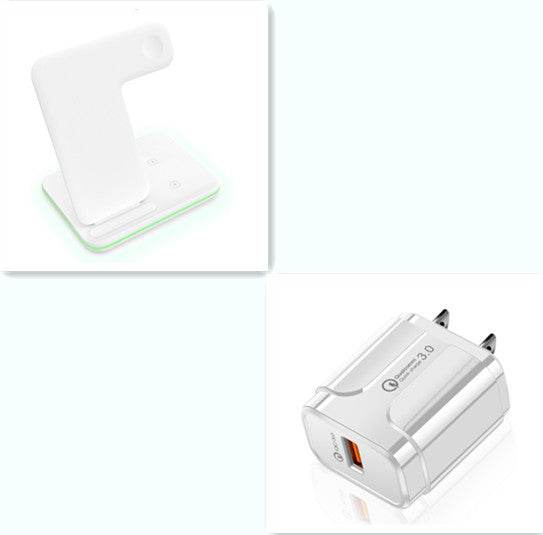 Compatible With Three-in-one Bracket Wireless Charger Mobile Phone Wireless Charger - Mubimart