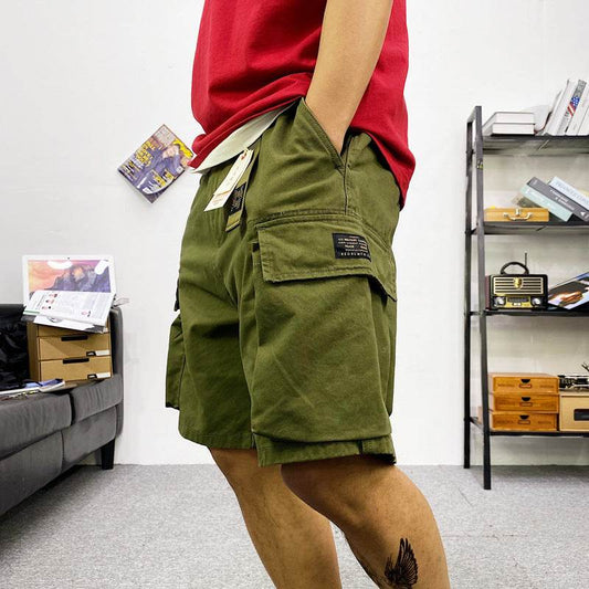 Men's Multi-pocket Camouflage Cargo Shorts - Mubimart