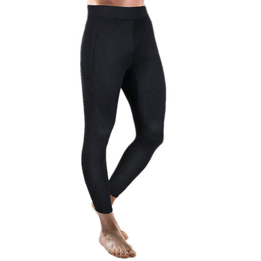 Neoprene Men's Sweatpants Running Black - Mubimart