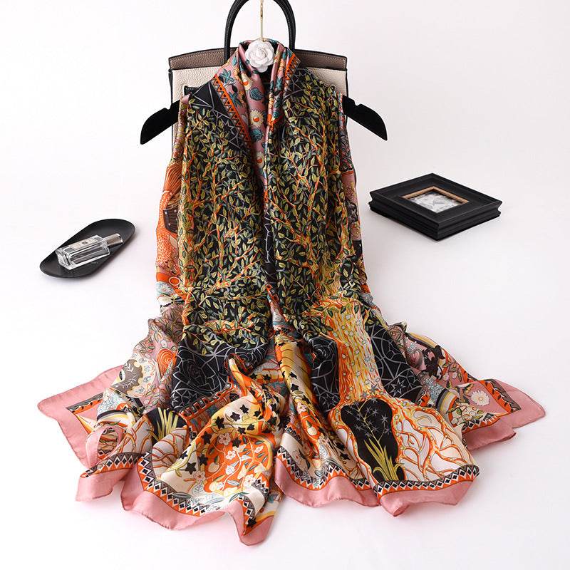 New Korean Style Air Conditioning Shawl Female Shawl Shawl Beach Towel - Mubimart