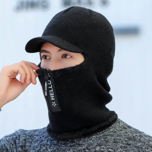 Wool Hat All-match Cycling To Keep Warm And Cold And Velvet - Mubimart