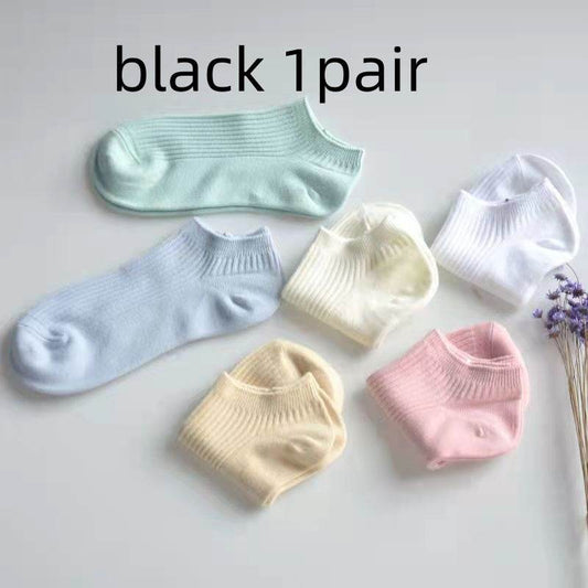 Women's Low-cut Athletic Socks Sweat-absorbent Short Waist Female Cotton Socks - Mubimart